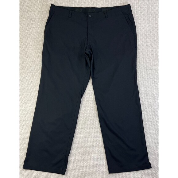 Nike Dri-FIT Flex Golf Pants Men’s Size 42x30 Black Elastic Waistband - Picture 1 of 9